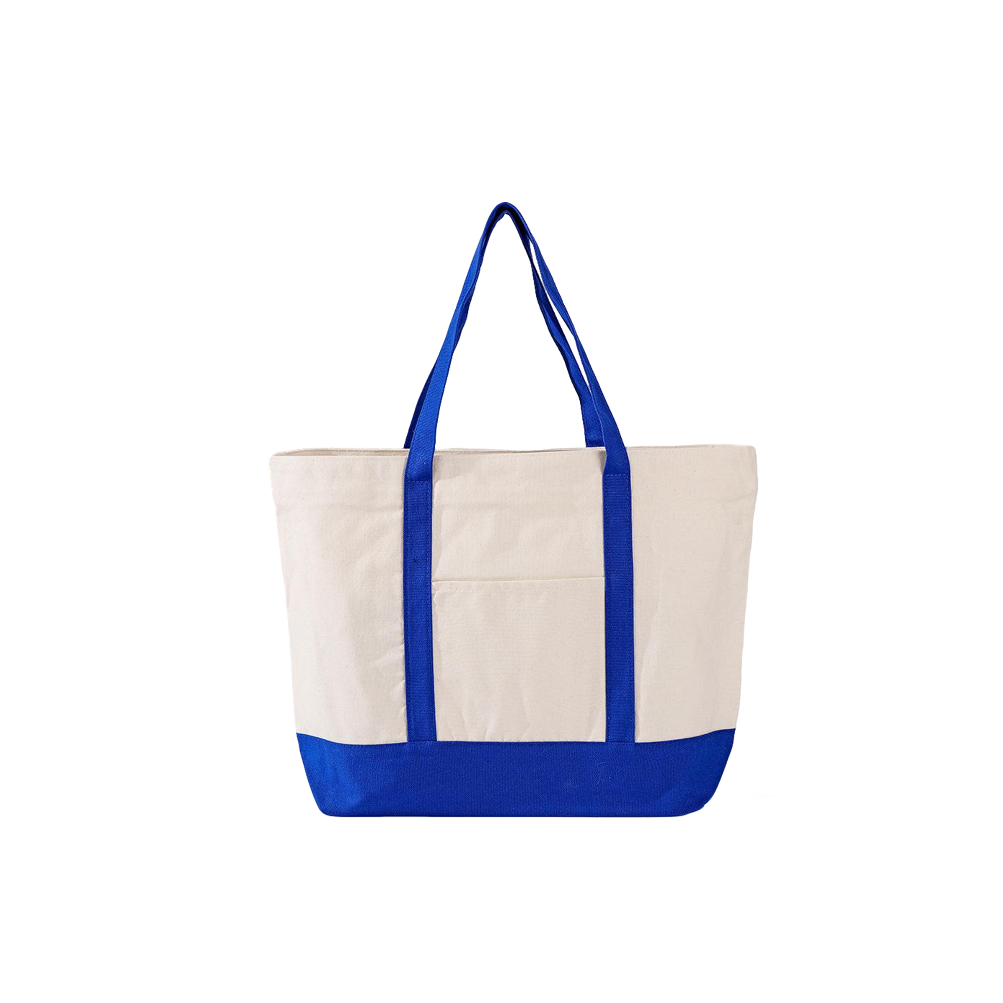 12oz Cotton Canvas Tote With Front Open Pocket 3