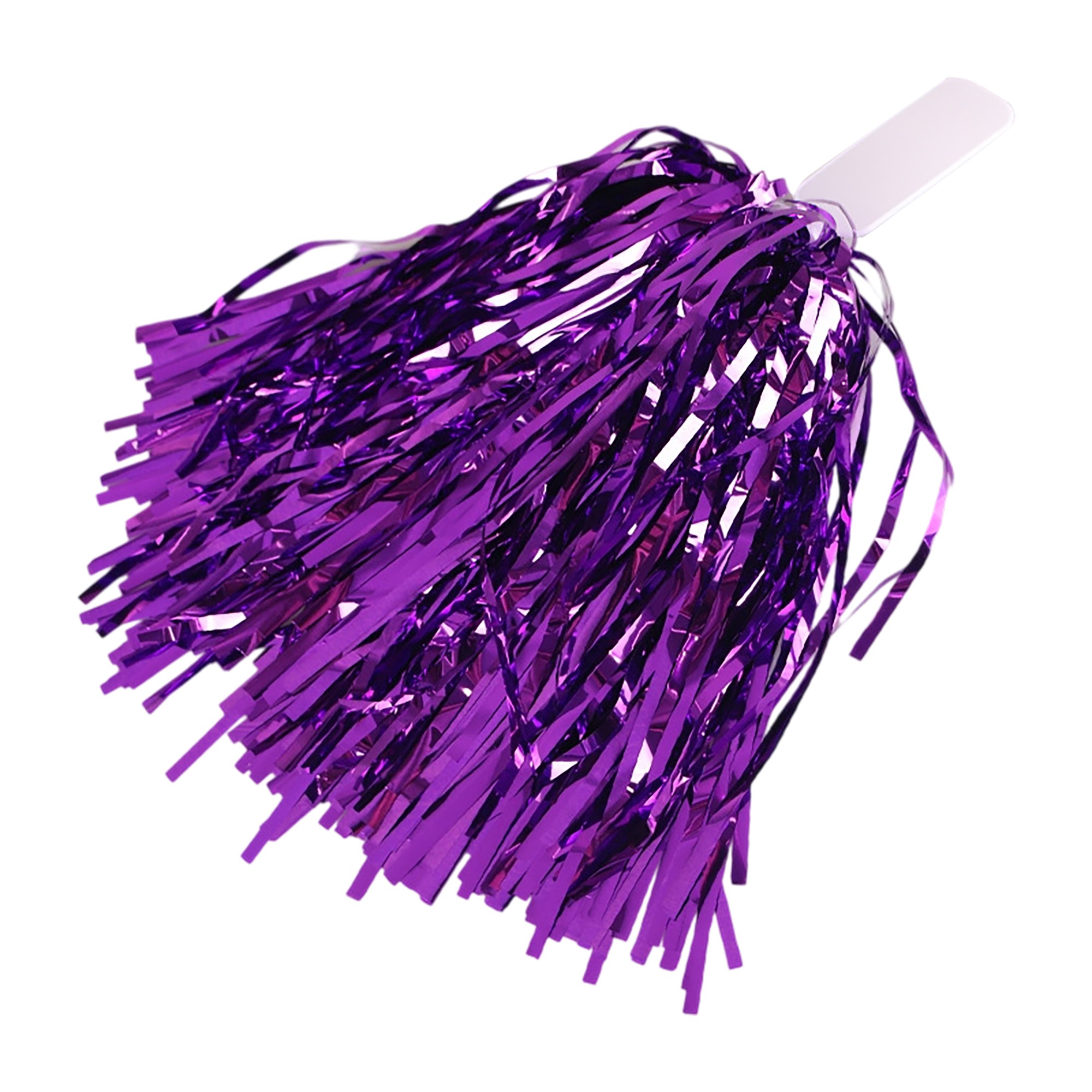 PET Material Cheerleader Pom With Plastic Handle 11.8" 9
