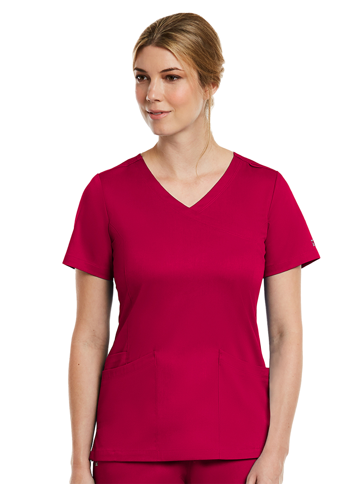 Maevn - Matrix - Women's Three-Pocket Curved Mock Wrap Top 28