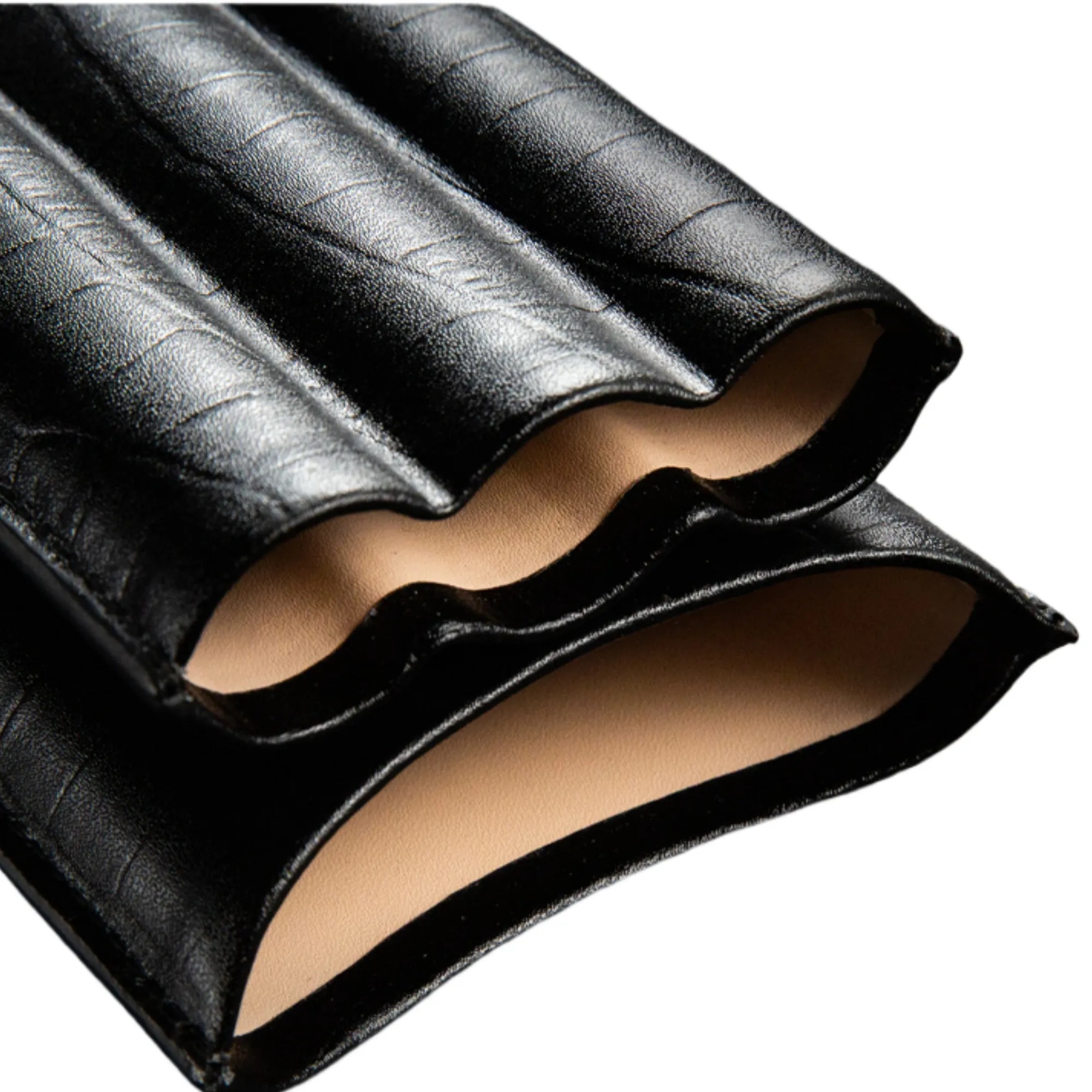 Premium Triple Cigar Leather Case 7