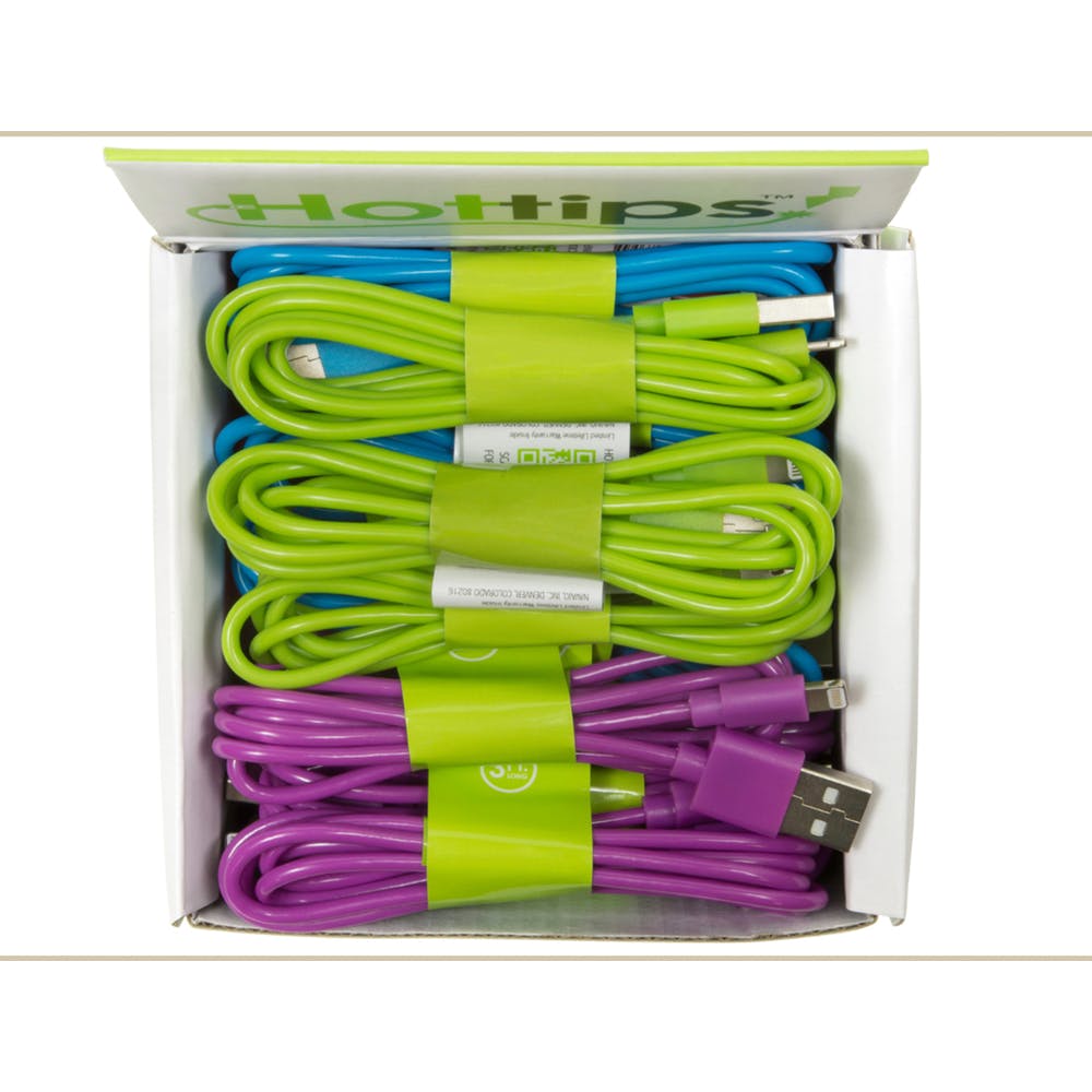 iPhone & iPad Chargers - 12 Pack Assorted 3' 1