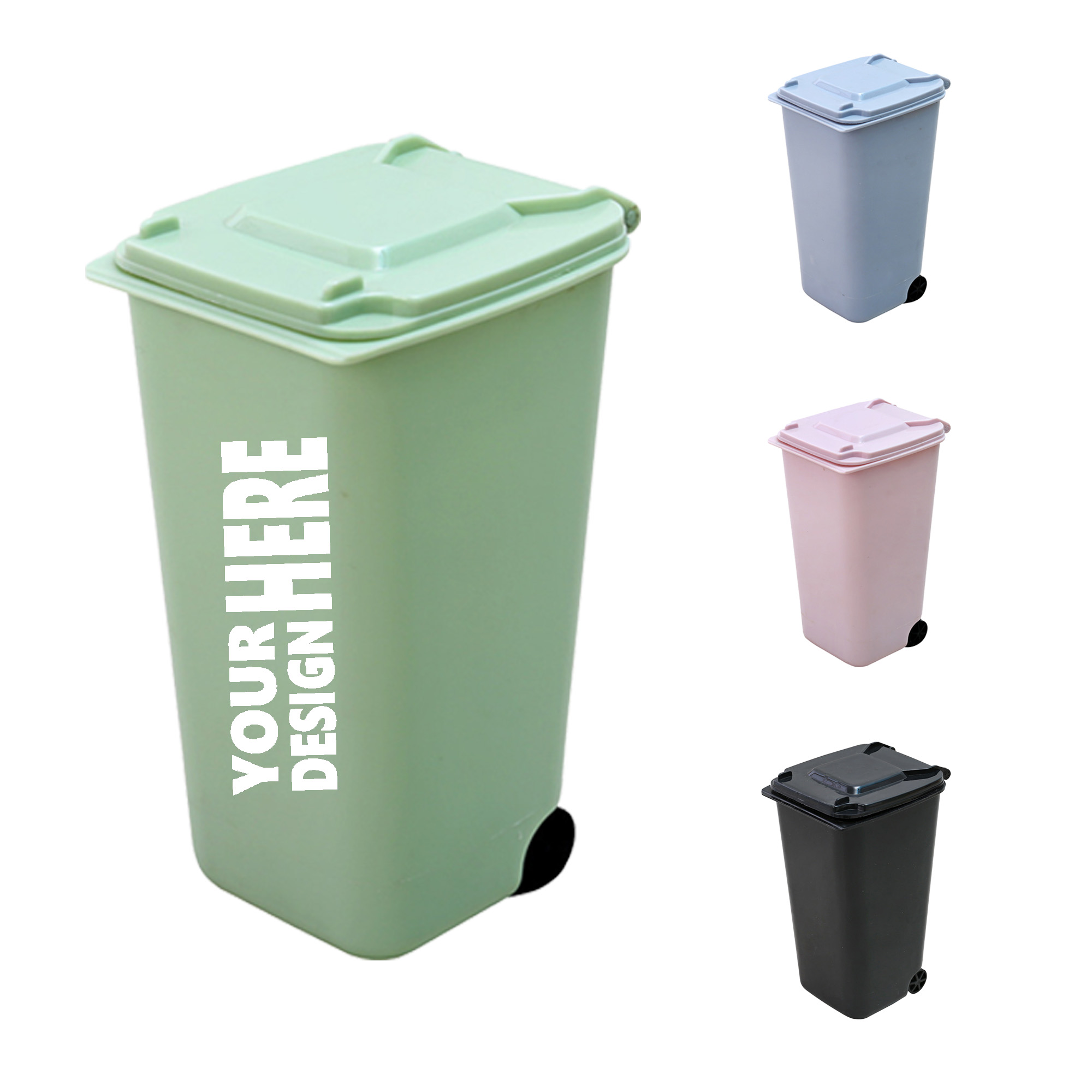 Small Desktop Wastebasket 5