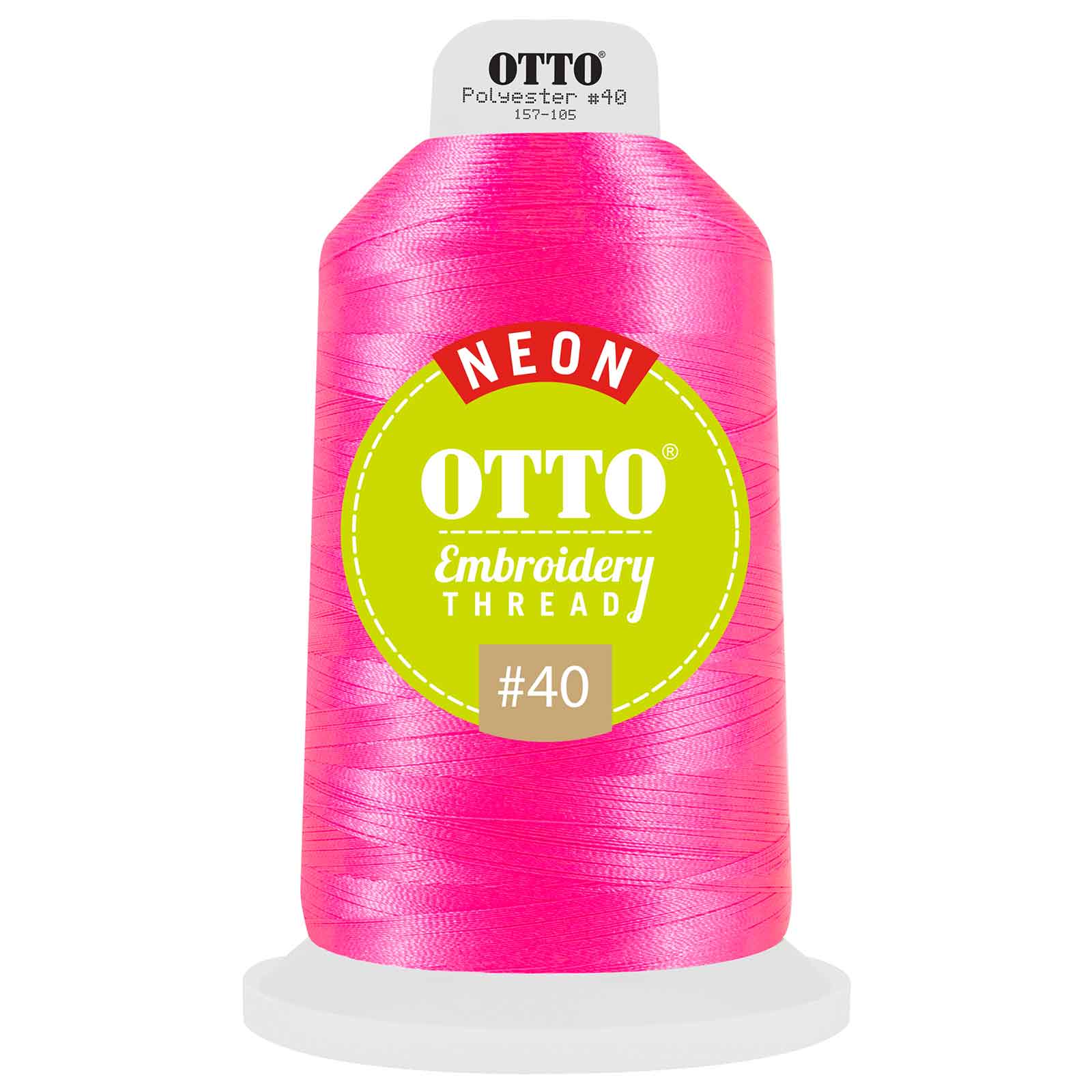 OTTO Embroidery Neon Thread #40 5,500 yd. King Cone 10