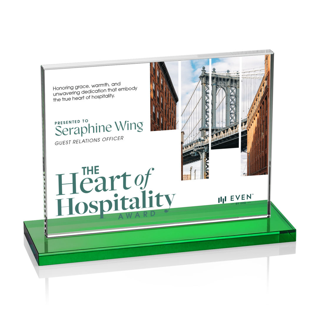 Emperor VividPrint™ Award - Green (Horiz) 20