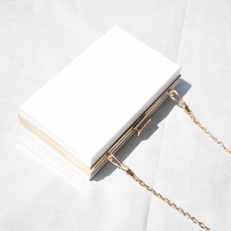 Women's Clear Wallet Acrylic Handbag Messenger Bag 13