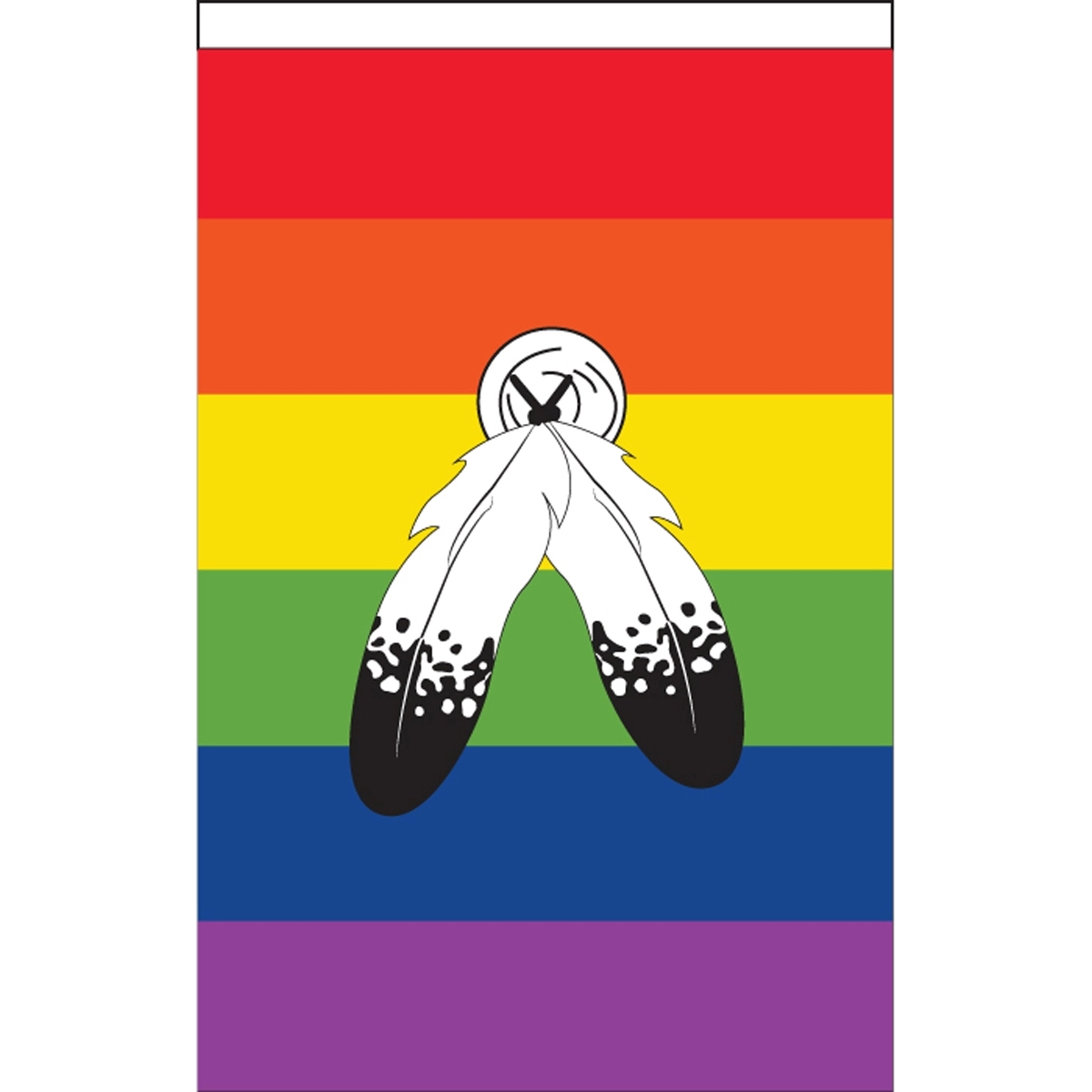 Two-Spirit Deluxe Garden Flag 1