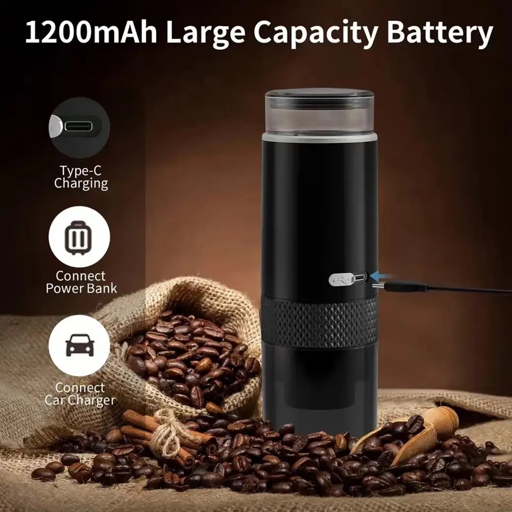 Portable Mini  Electric Espresso Coffee Maker 2