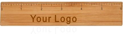 Natural Bamboo 6" Ruler 2