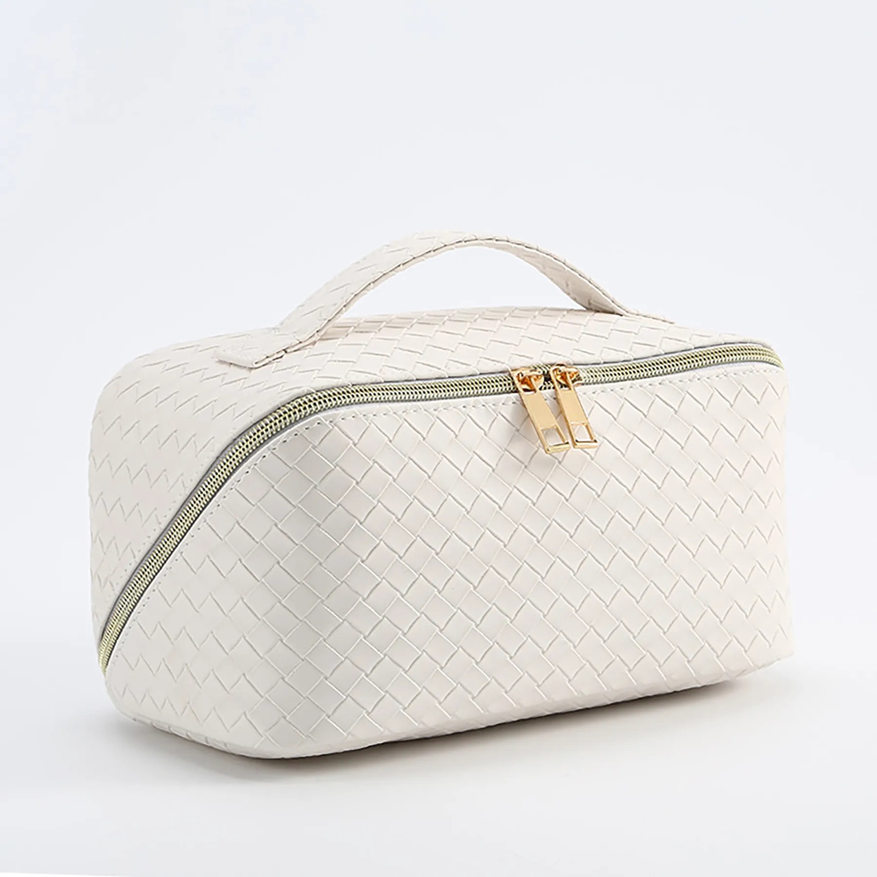 Large Capacity Leather Waterproof Makeup Bag 10