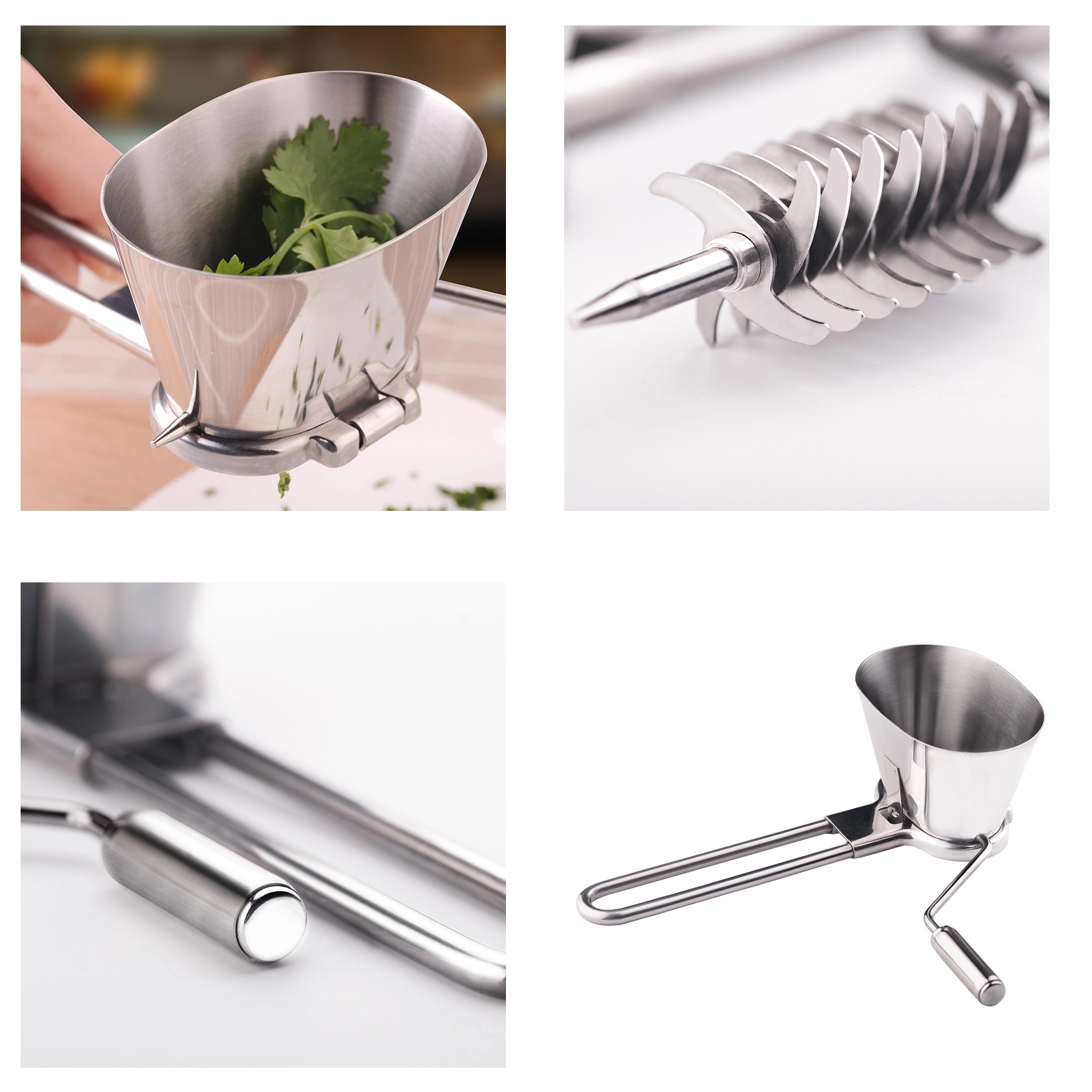 Easy To Use Hand Held Herb Mill For Dressings And Sauces 3