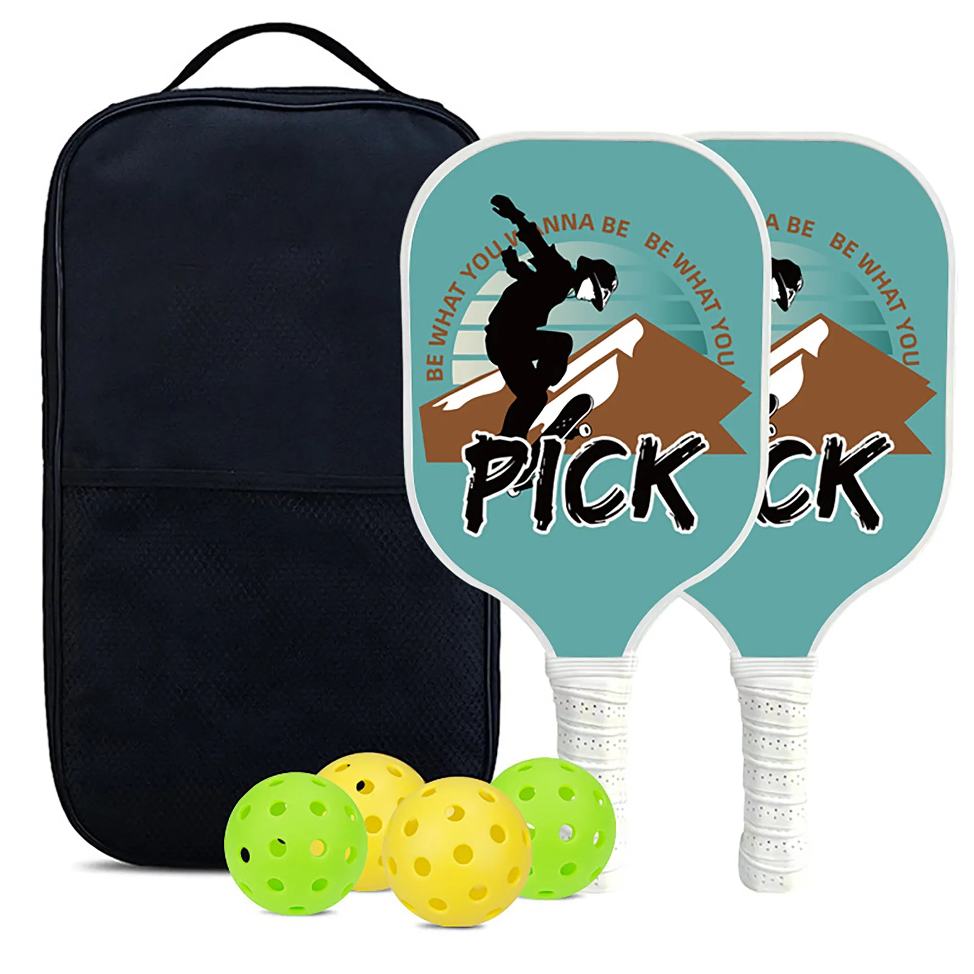 MOQ 30 Pickleball Paddle and Ball Set 9
