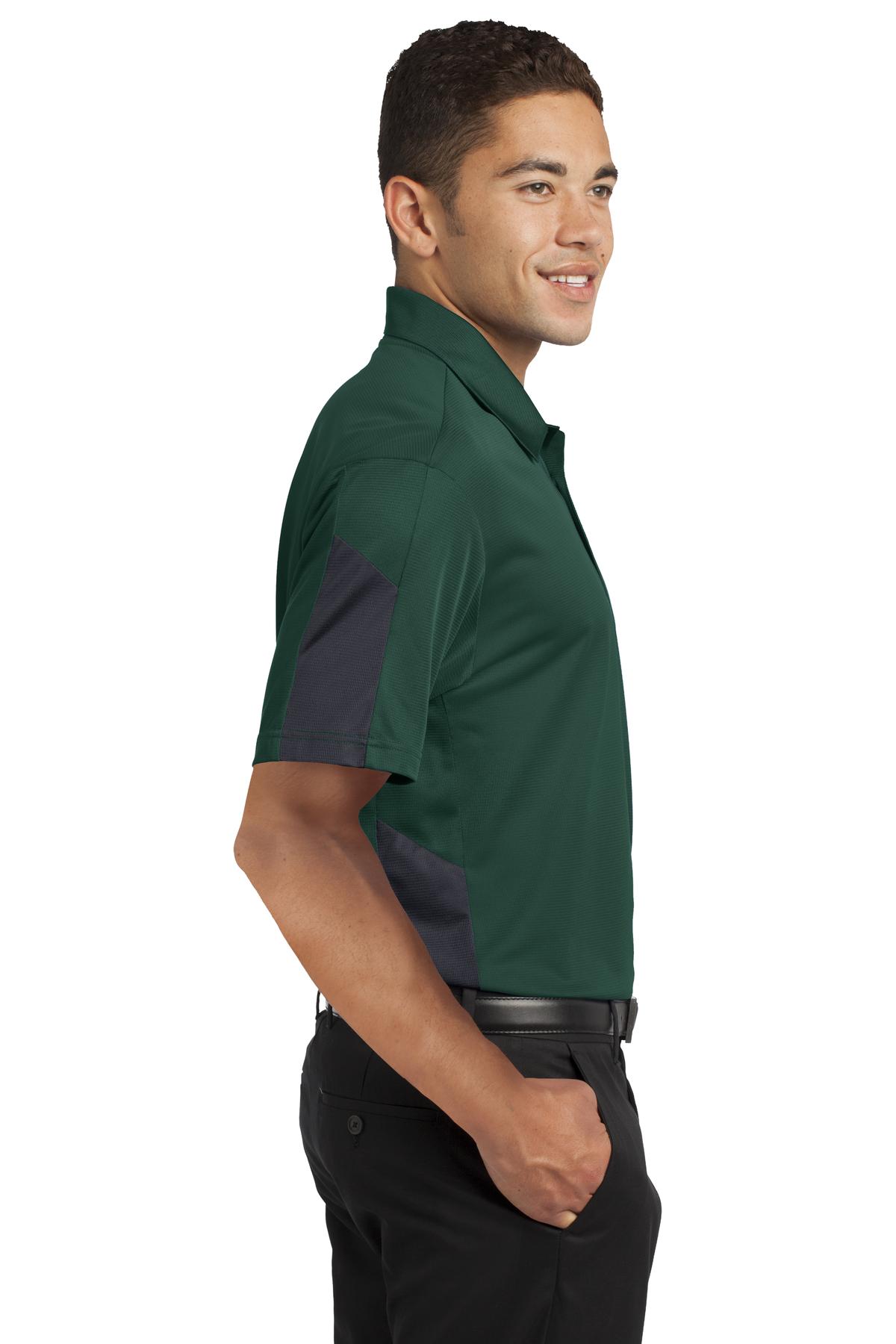 Sport-Tek PosiCharge Active Textured Colorblock Polo. ST695 25