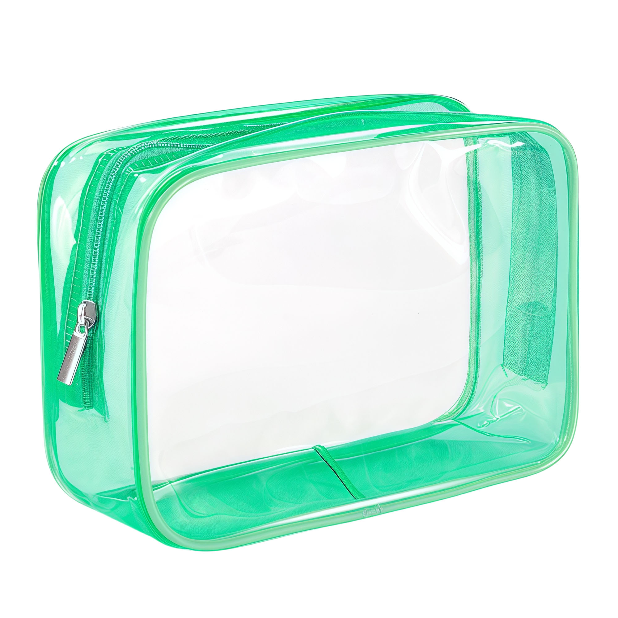 Clear TSA Approved Travel Toiletry Bag for Carry-On 12