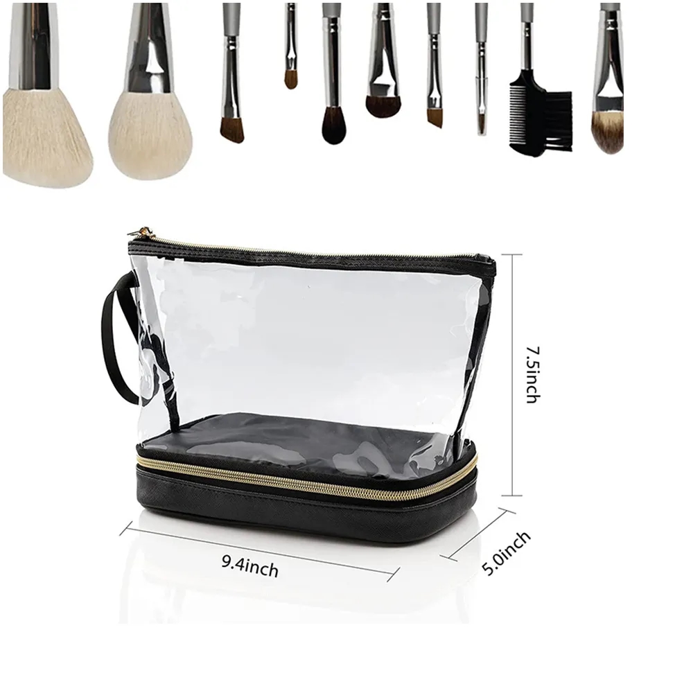 Waterproof Clear Makeup Toiletry Bag for Travel 3