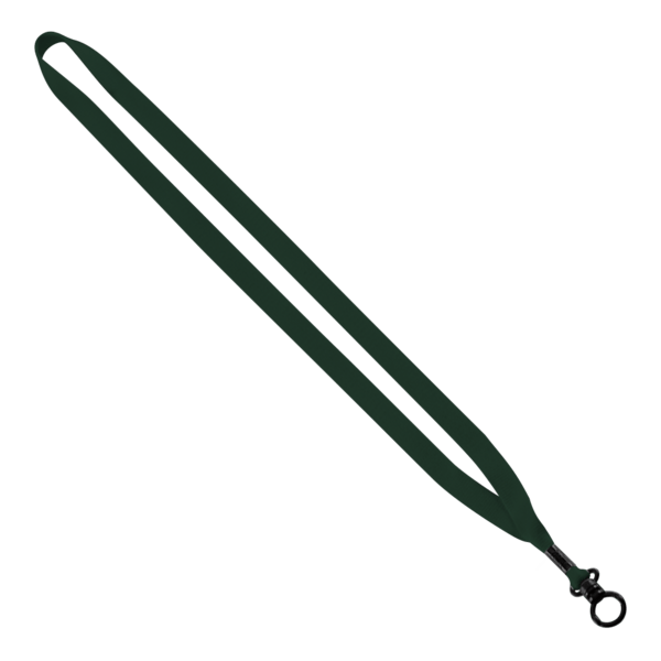 1/2" Polyester Lanyard with Plastic O-Ring 1
