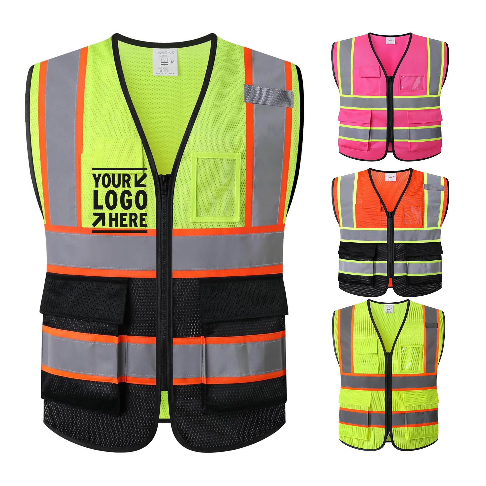 Reflective Mesh Safety Vest 2