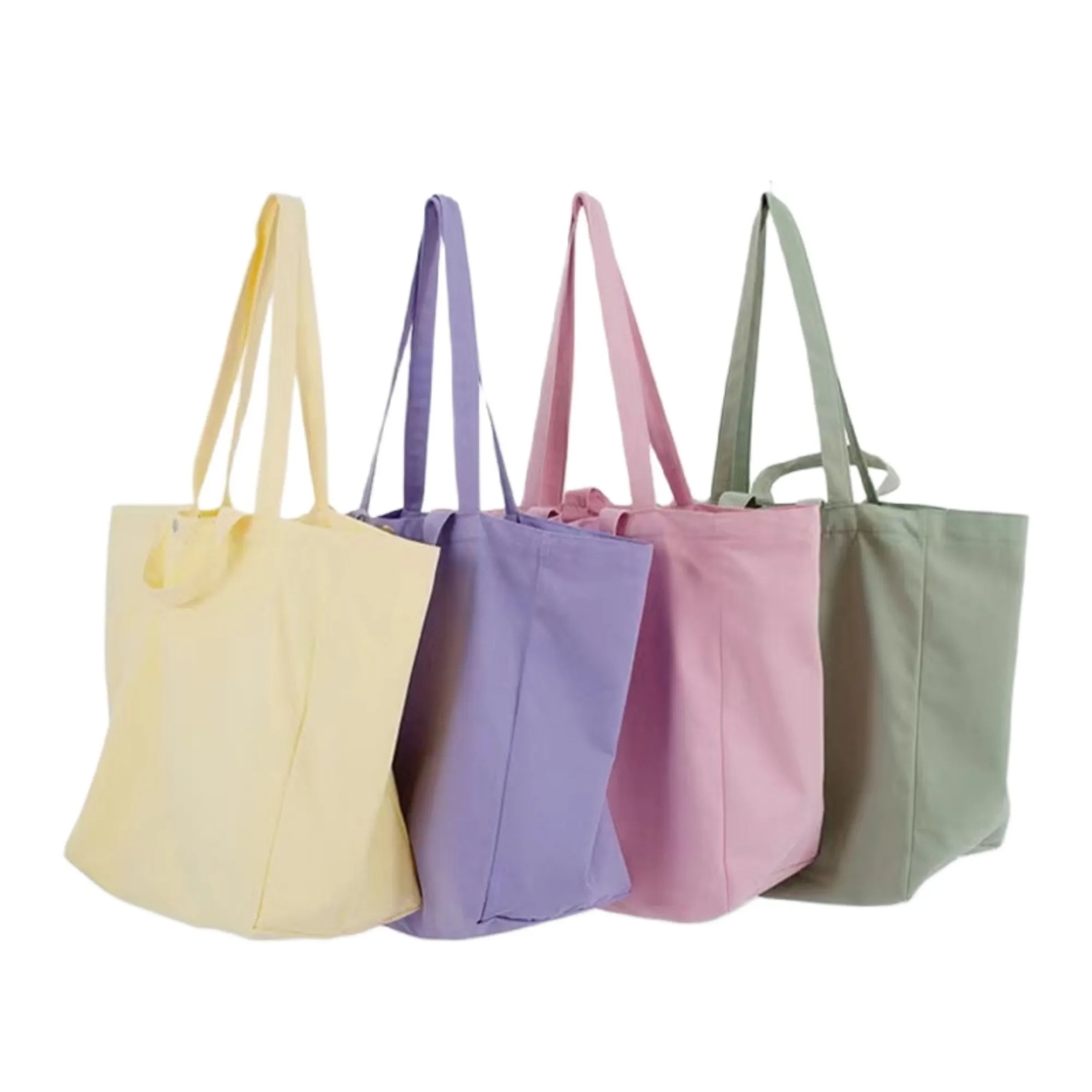 Large Capacity Eco Canvas Tote Bag Durable, custom tote bag with logo imprint 3