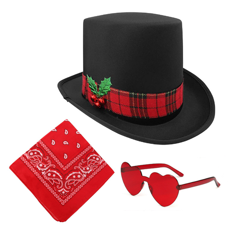 Christmas Cowboy Hat 1