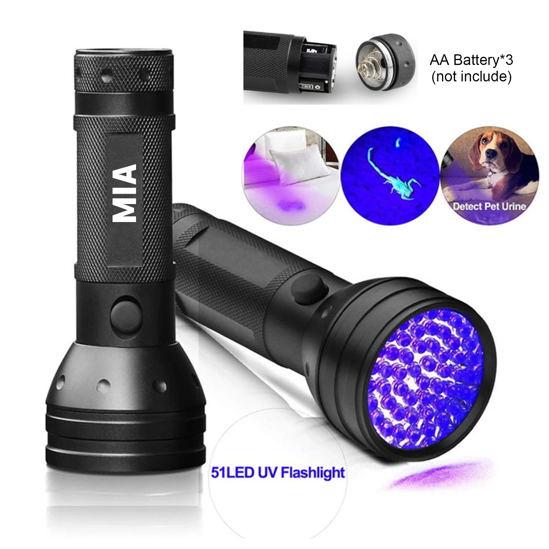 51 Led Ultraviolet Blacklight Detector 1