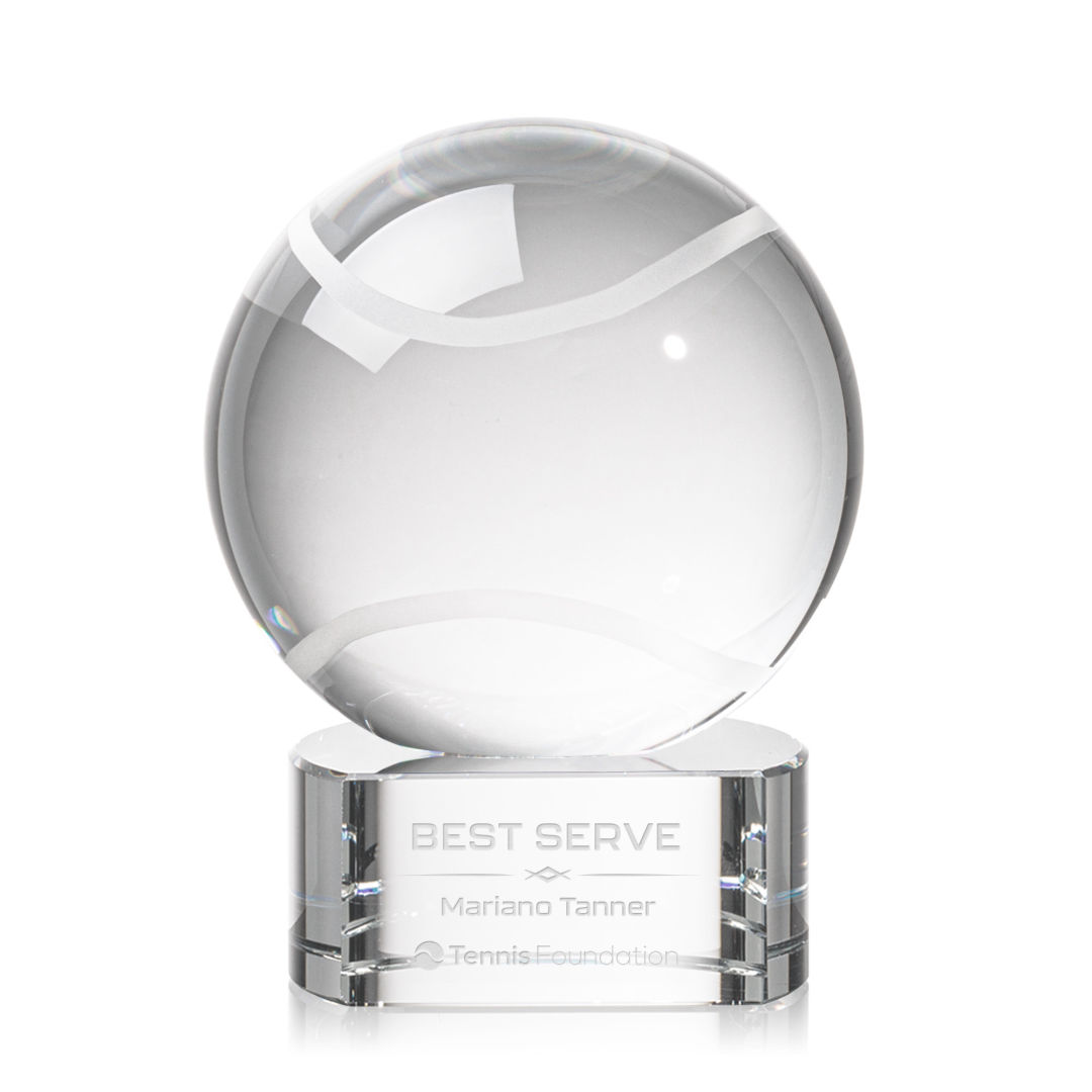 Tennis Ball Award on Paragon Base 7