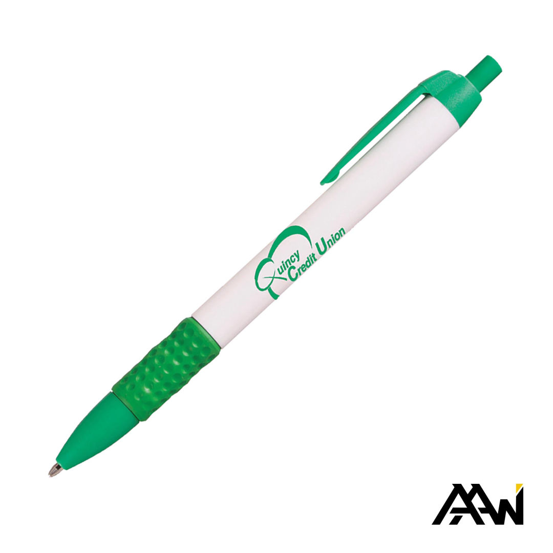Widebody Grip Pen Glossy White Barrel - Matte 13