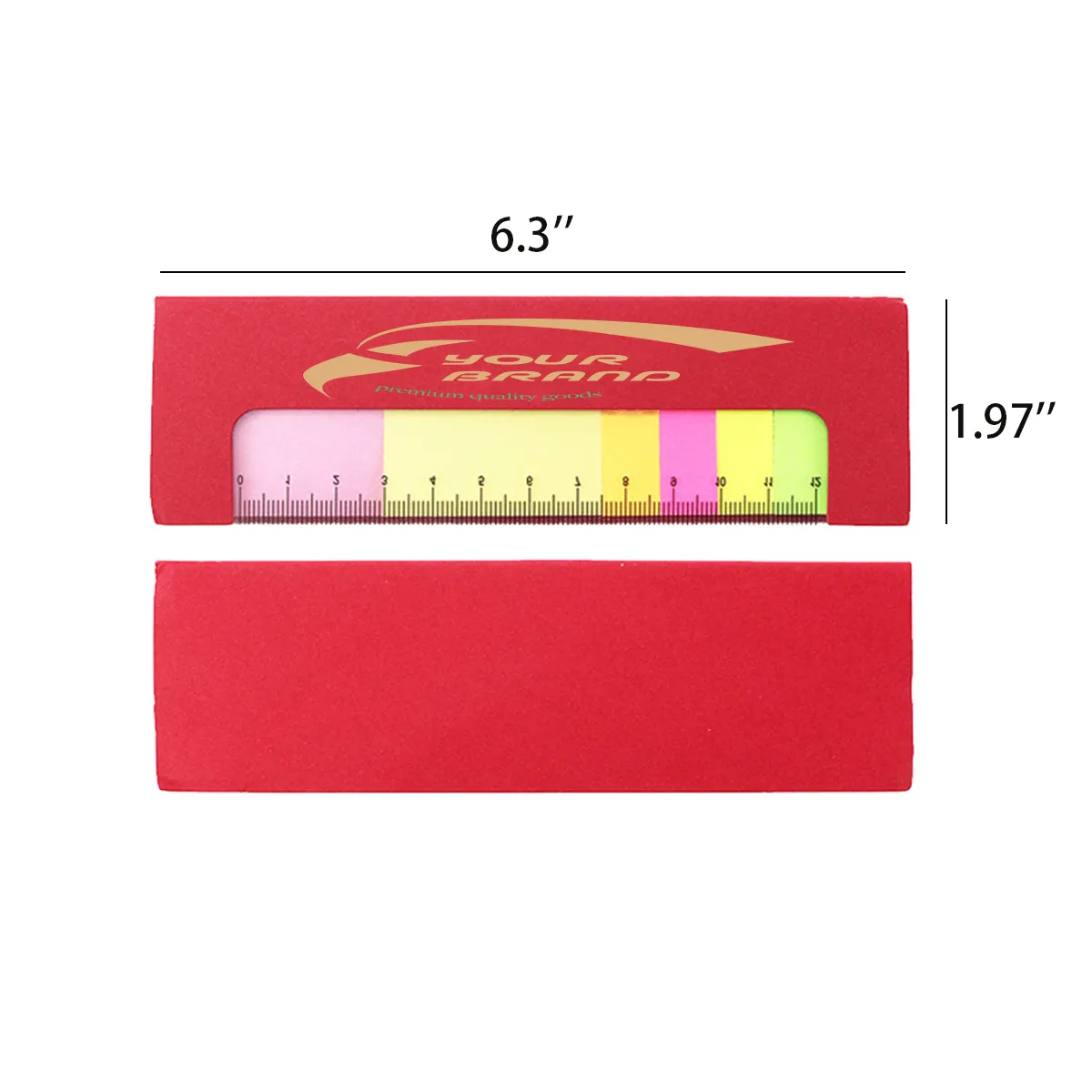 Book Marker Label Sticky Notes Index with Ruler 4