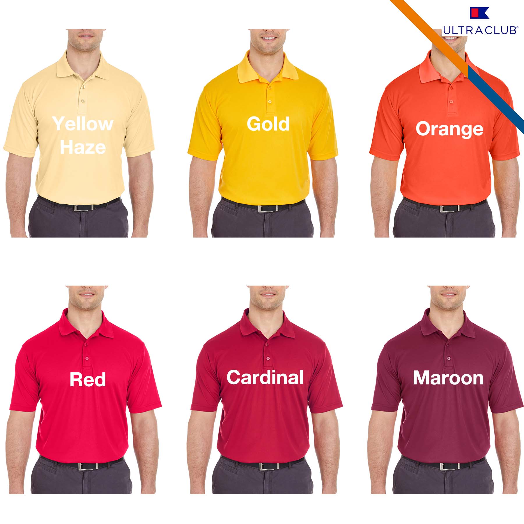 Ultra Club® Men's Cool & Dry Polo Shirt 5