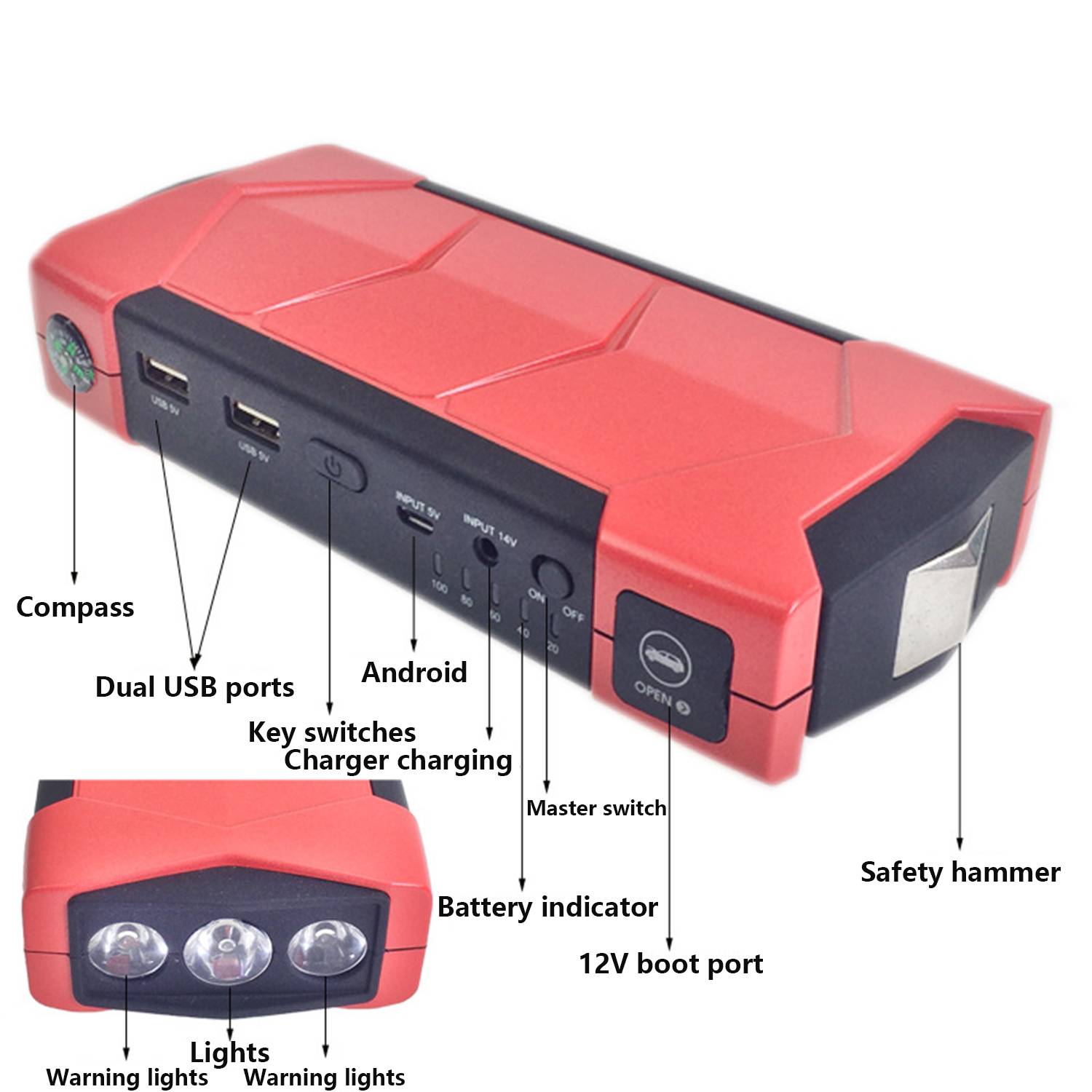 12V On-Board Power Jump Starter 5