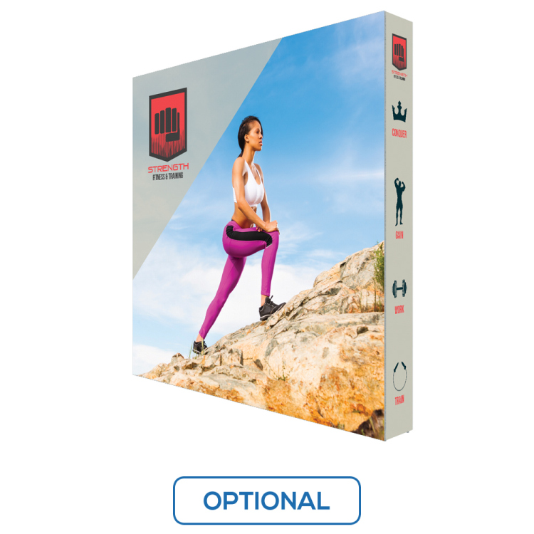Locus Light Wall Display Non-Backlit 10 ft.x 10 ft. Double Sided 2