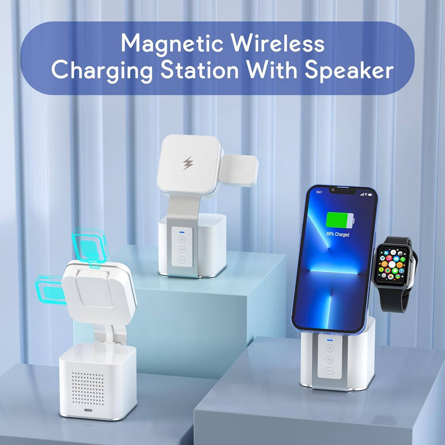 4 in 1 Magnetic Charging Stand 3