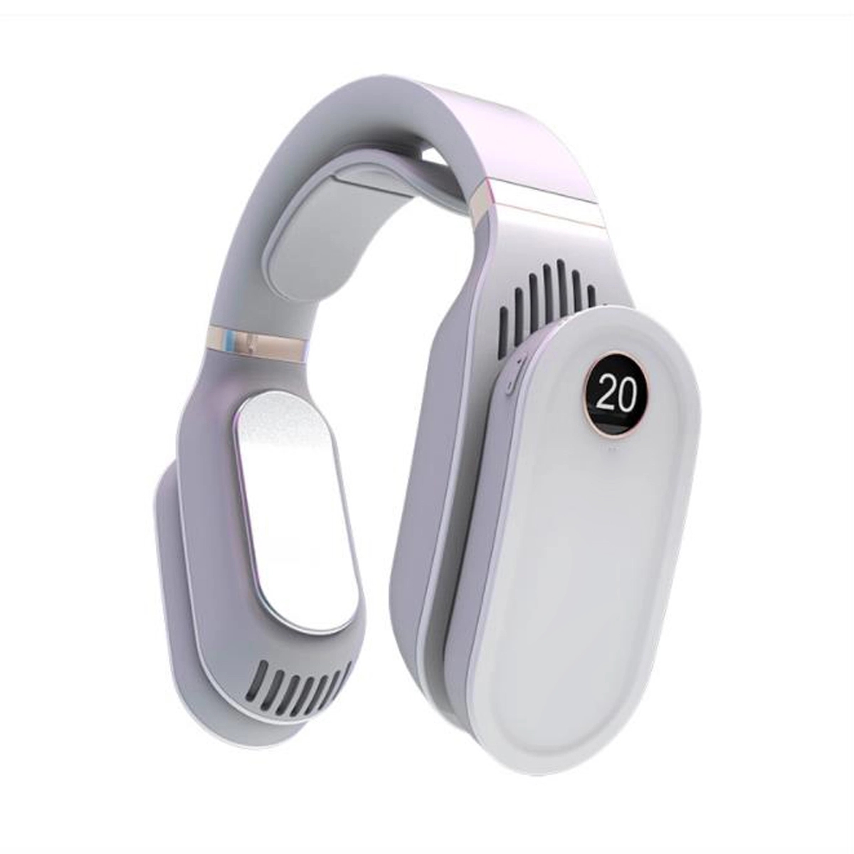 2 in 1 Wearable Neckband Fan With Warm Heater 3