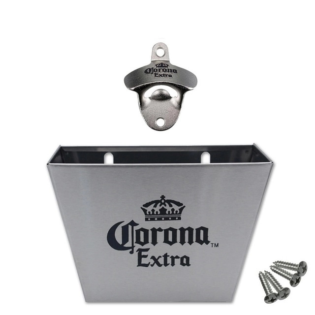 Personalized Wall Mounted Bottle Opener and Cap Catcher 6