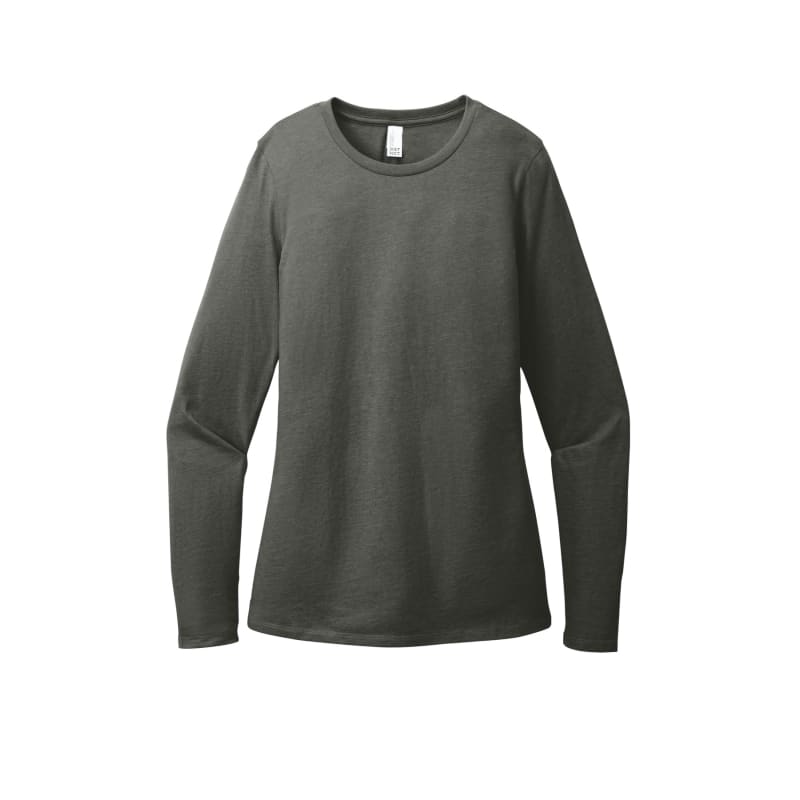 District Women's Perfect Blend CVC Long Sleeve Tee 22