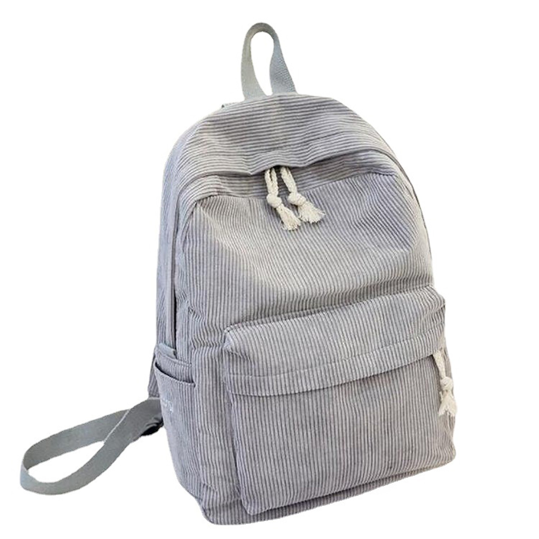 Teens Large School Corduroy Backpack 5