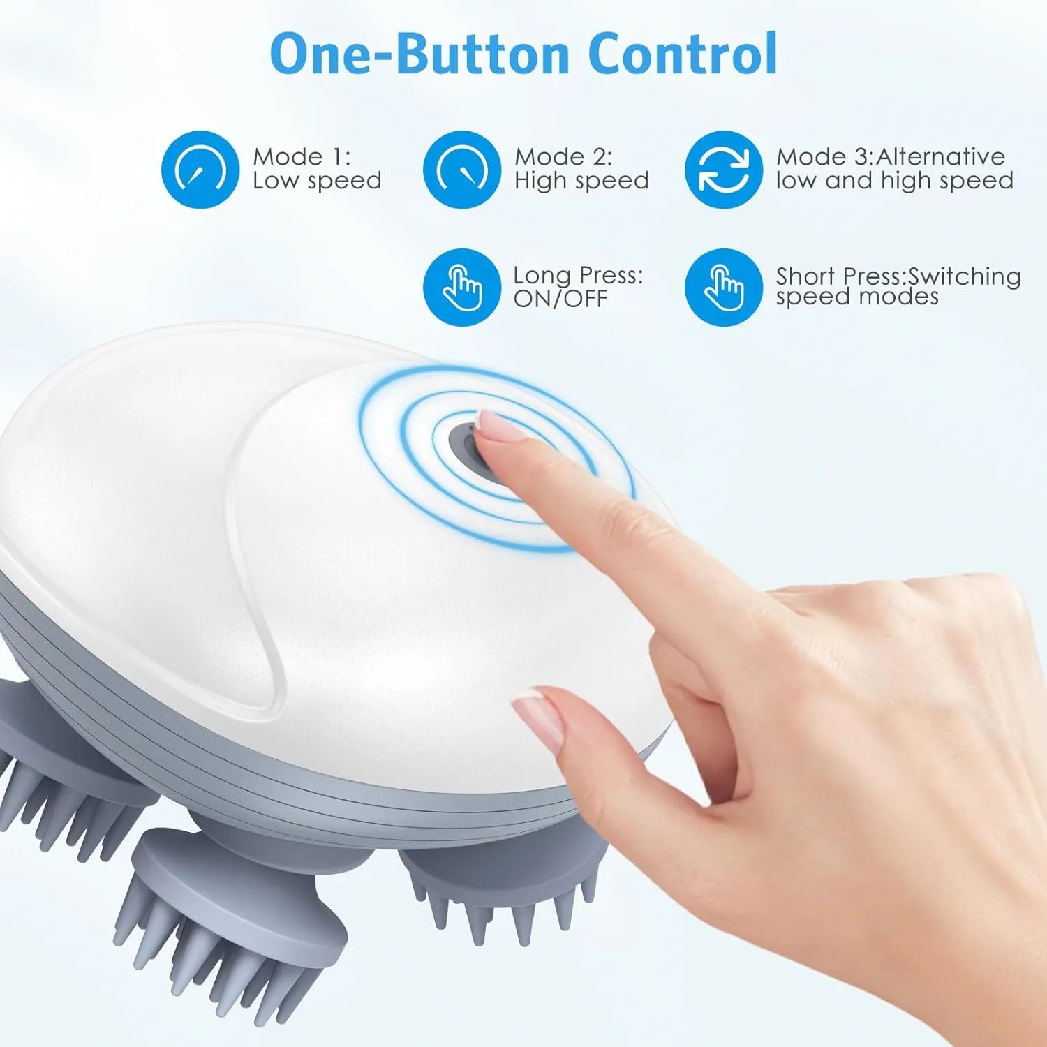 Upgraded Handheld Electric Scalp Massager 5