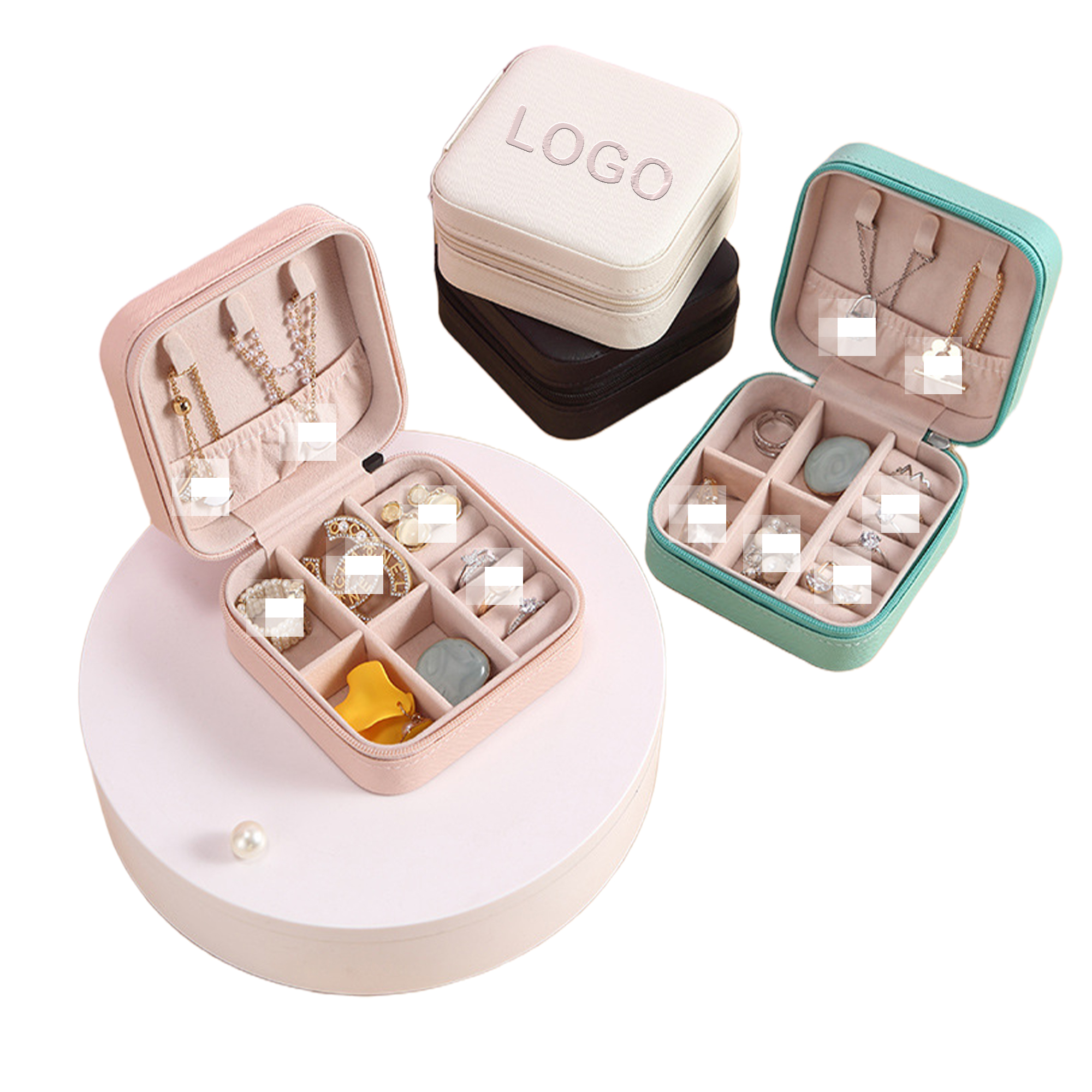 PU Leather Multi-Layer Jewelry Organizer 6