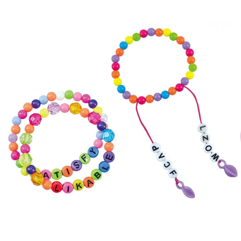 Girls Kids DIY Beading Toys 5