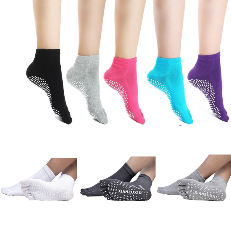 Silkscreen Non Slip Yoga Socks