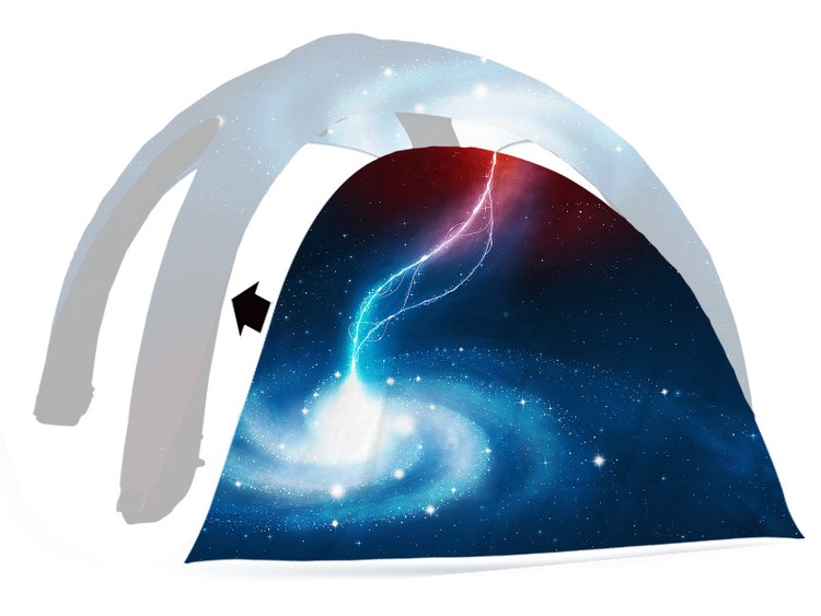 Inflatable Tent Printed 13' Wall