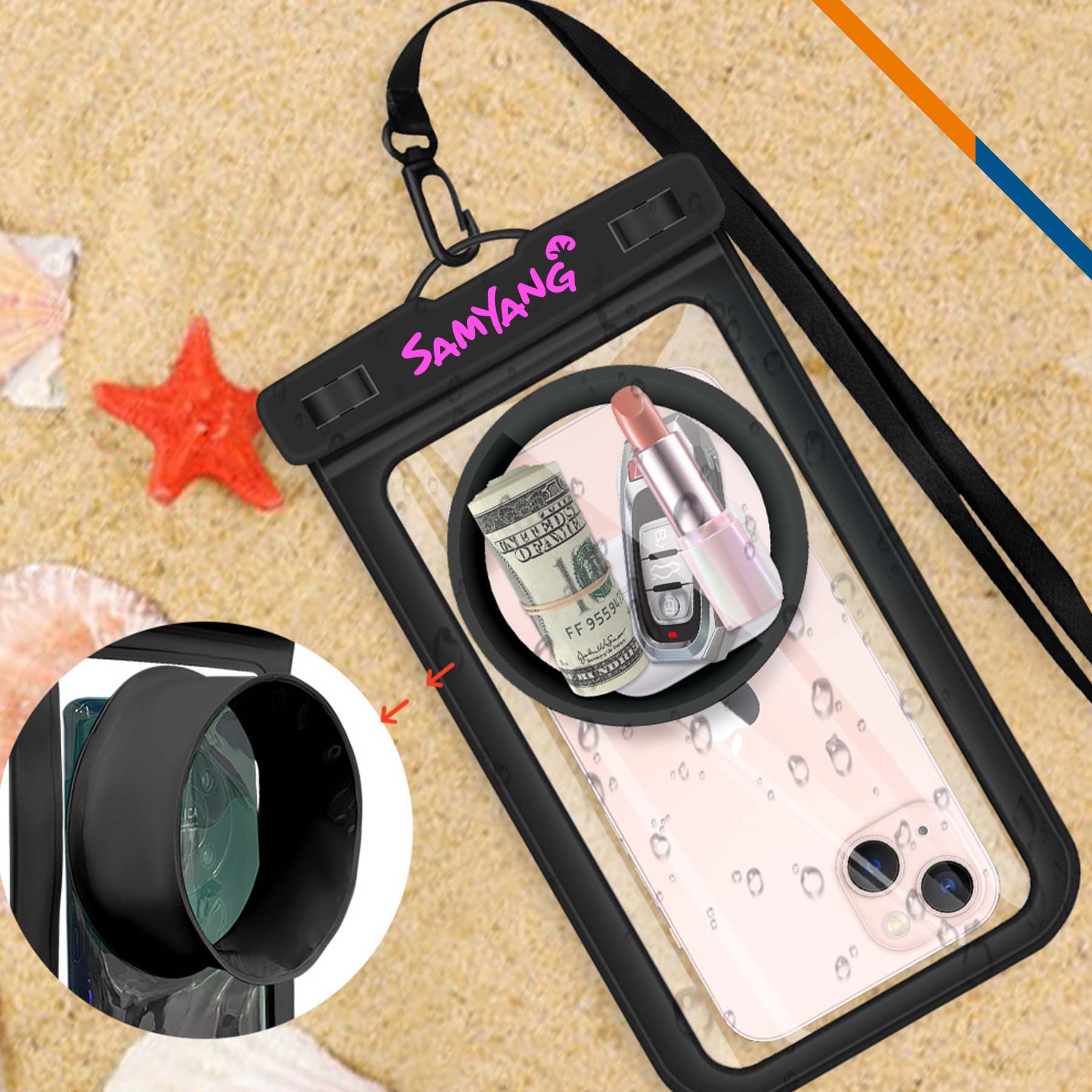 Vontis Waterproof Phone Pouch 7