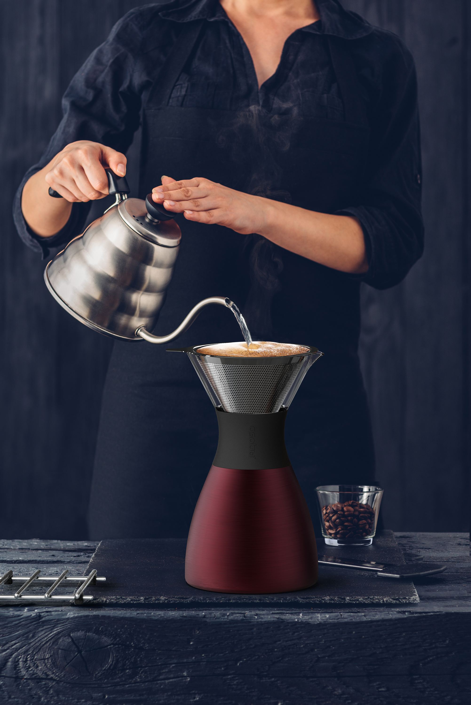 Asobu 40 Oz. Pourover Insulated Coffee Maker 22
