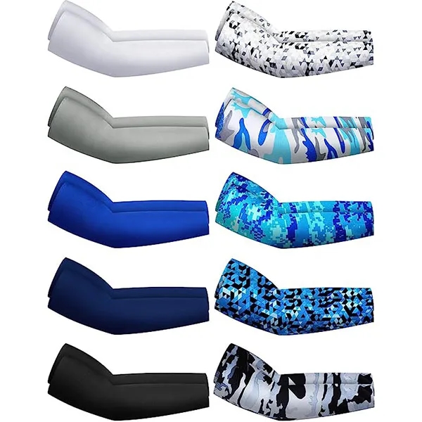 Sun Protection Cooling Sports Athletic Arm Sleeves 5