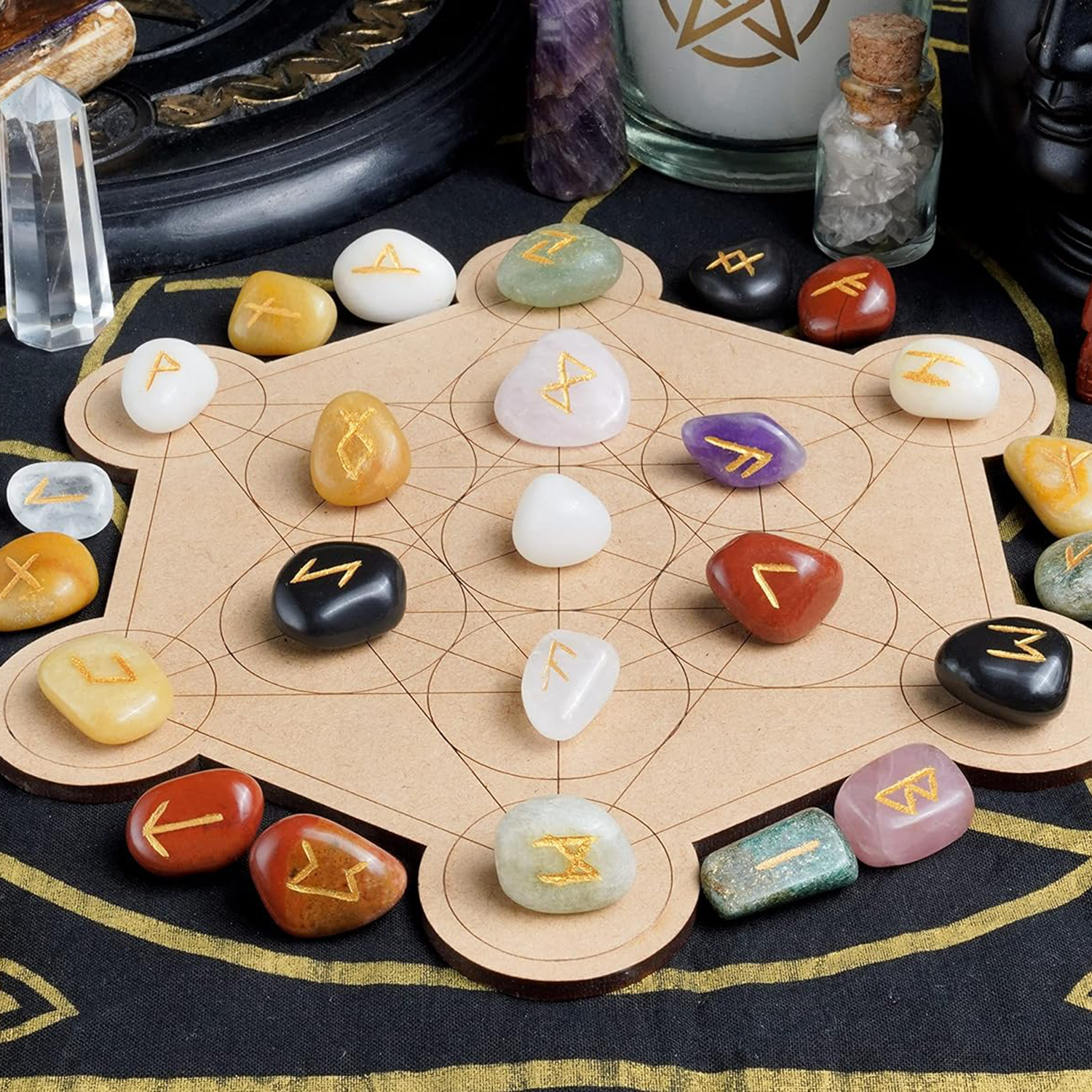 Rune Stones Sets 25 pcs 5