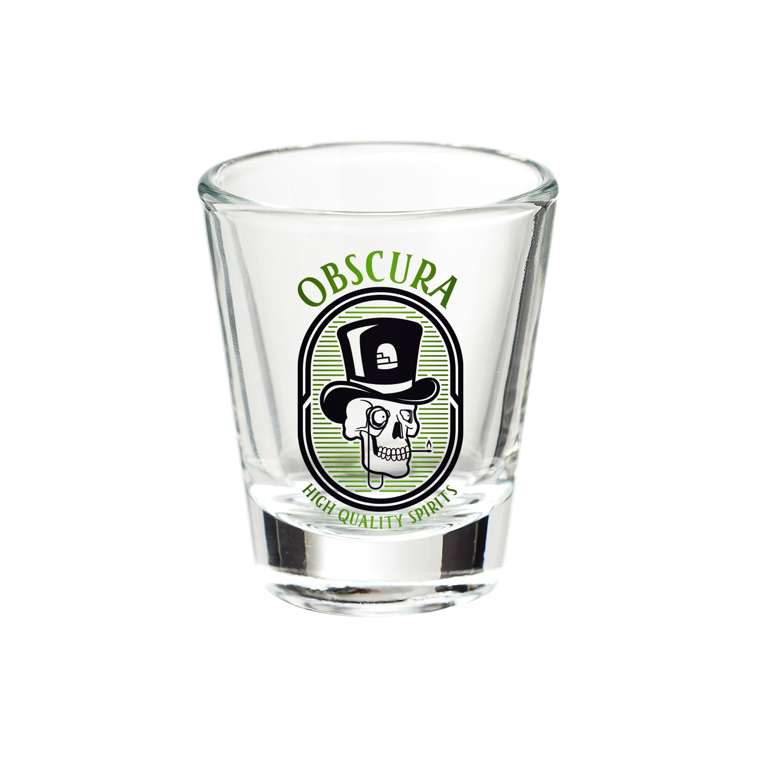 1.75 oz. Ardent Round Shot Glass (2 Color Imprint) 1