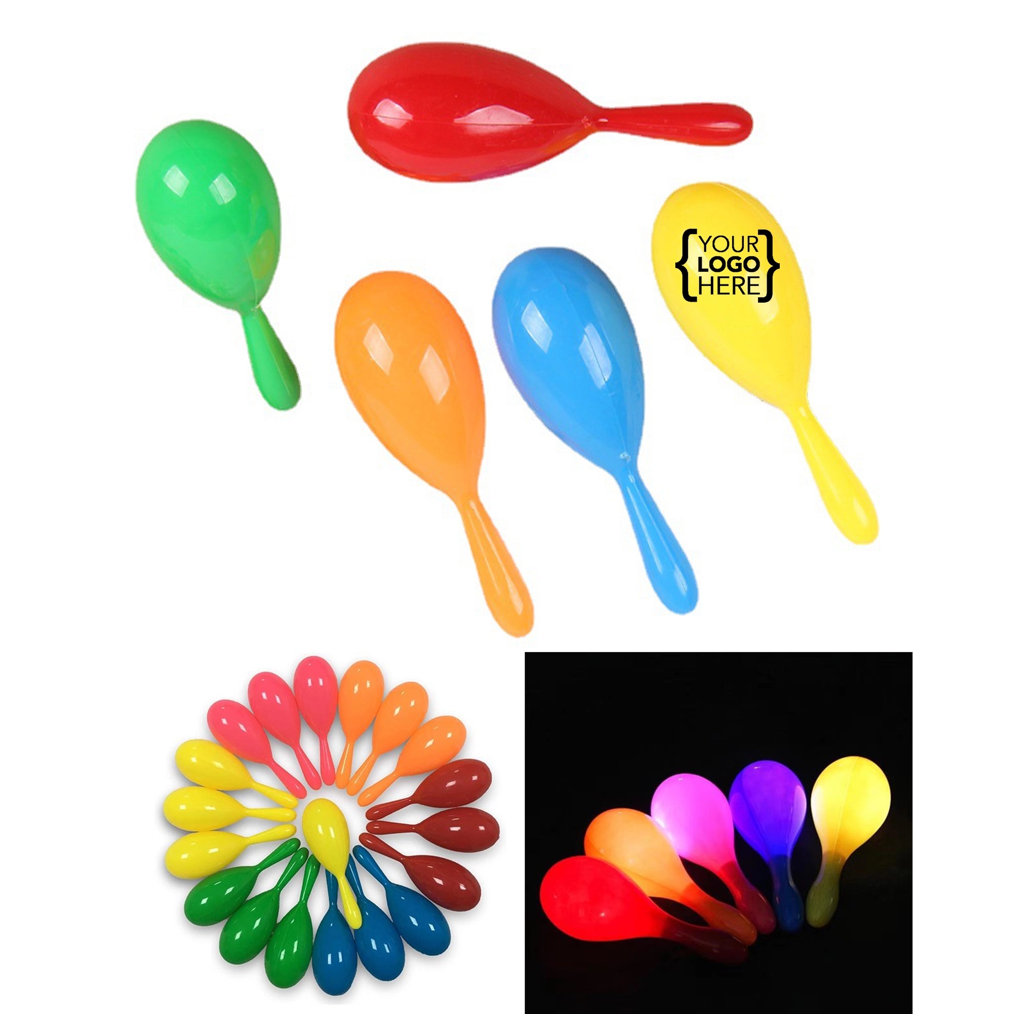 Lighting Maracas Shaker MOQ 100PCS 1