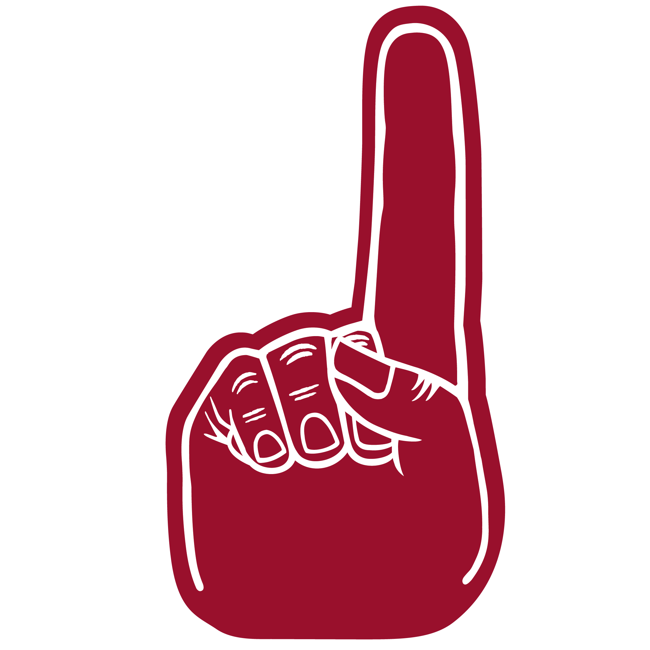 14" Foam Hand 54
