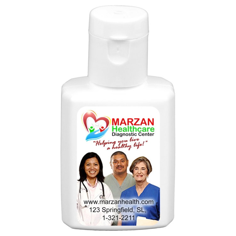 1.0 oz Broad Spectrum SPF30 Sunscreen Lotion in Solid White Flip-Top Squeeze Bottle 4