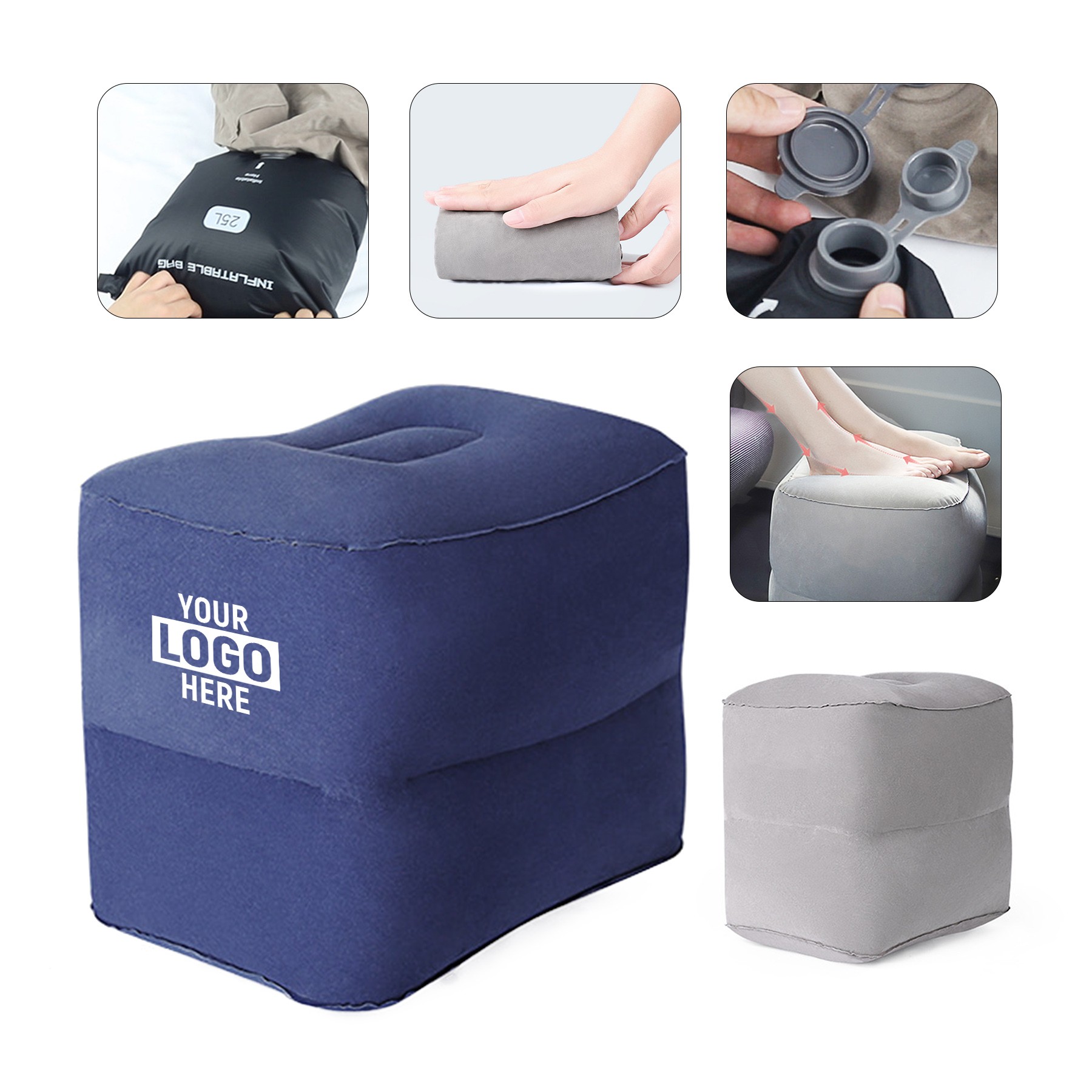 Inflatable Footrest Pillow