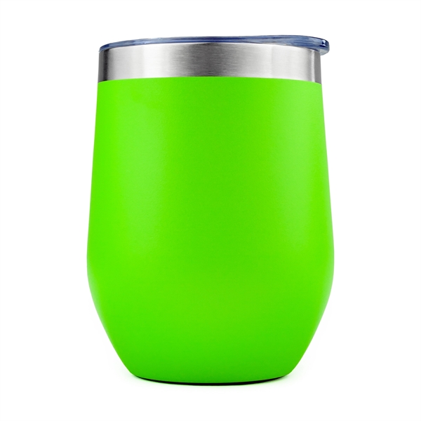 12 Oz. SipTek Powder Coated Vacuum Wine Tumbler 1C 5