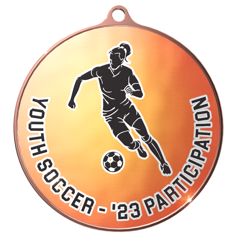 Express Bright Insert Medal (3") 12